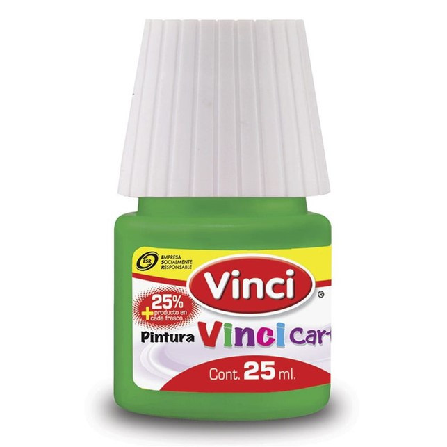 PINTURA VINCI VERDE AMARILLENTO 62 25ML