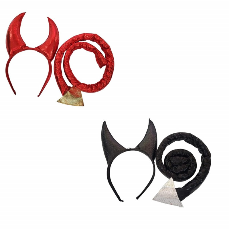 CUERNOS DIABLX BLACK/RED