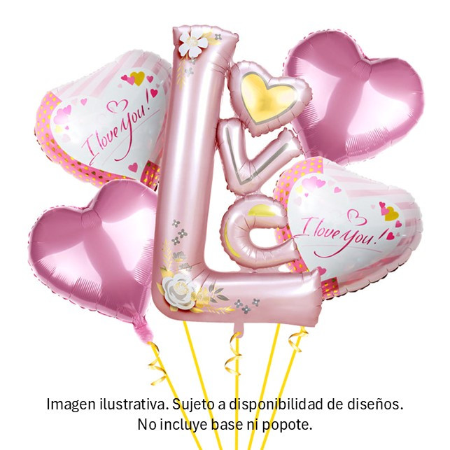 KIT GLOBOS LOVE VARIOS