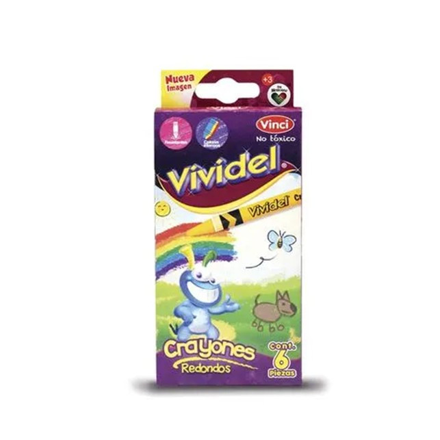 CRAYON RED ESTANDAR VIVIDEL 6PZ