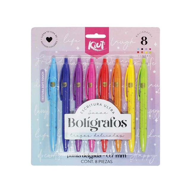BOLIGRAFOS PF RETR KIUT 8PZ