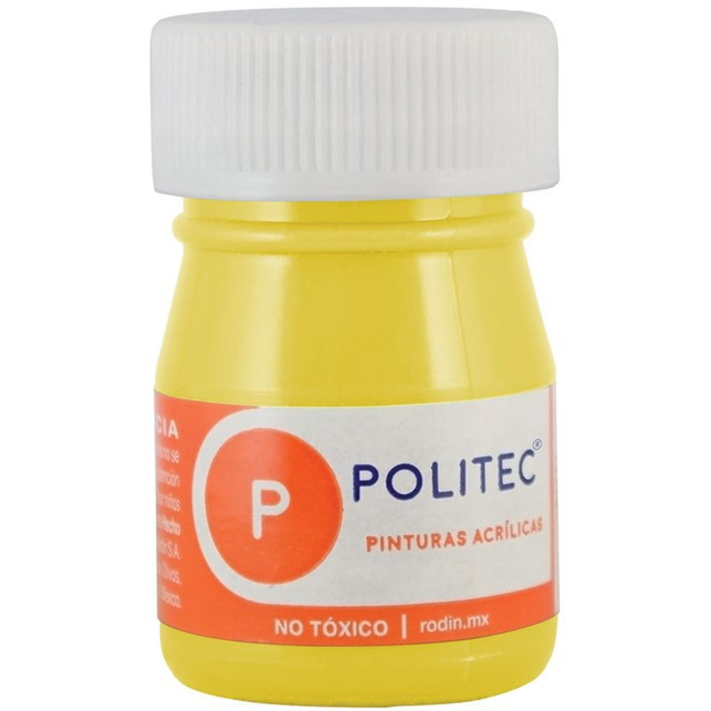 PINTURA POLITEC 20ML AMARILLO MEDIO 318
